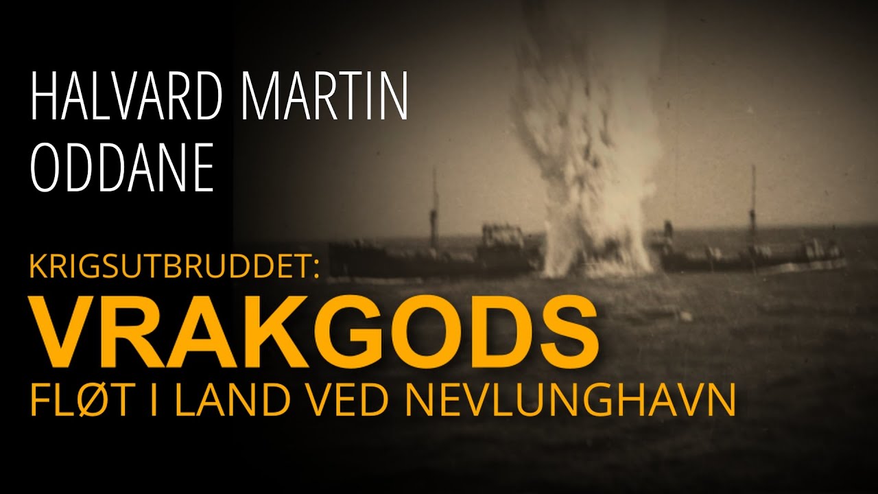Halvard Oddane: Ved krigsutbruddet fløt det mye vrakgods i land i Vestfold fra torpederte skip