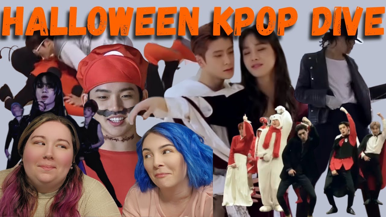REACTING TO KPOP HALLOWEEN VIDEOS | 'TREASURE MMM' 'NCT 127 FAVORITE' 'TXT OX1=LOVESONG' 'NCT 2018'