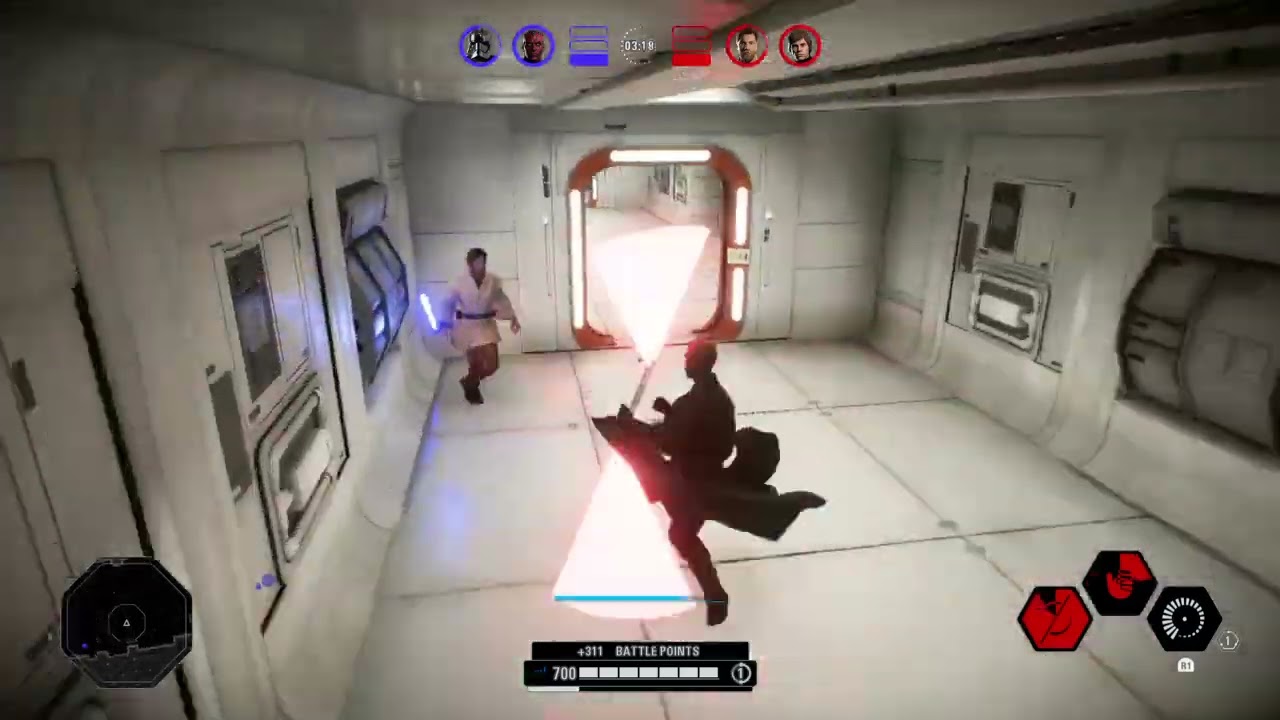 Lore accurate Maul vs Kenobi | Hero showdown | Star Wars battlefront II