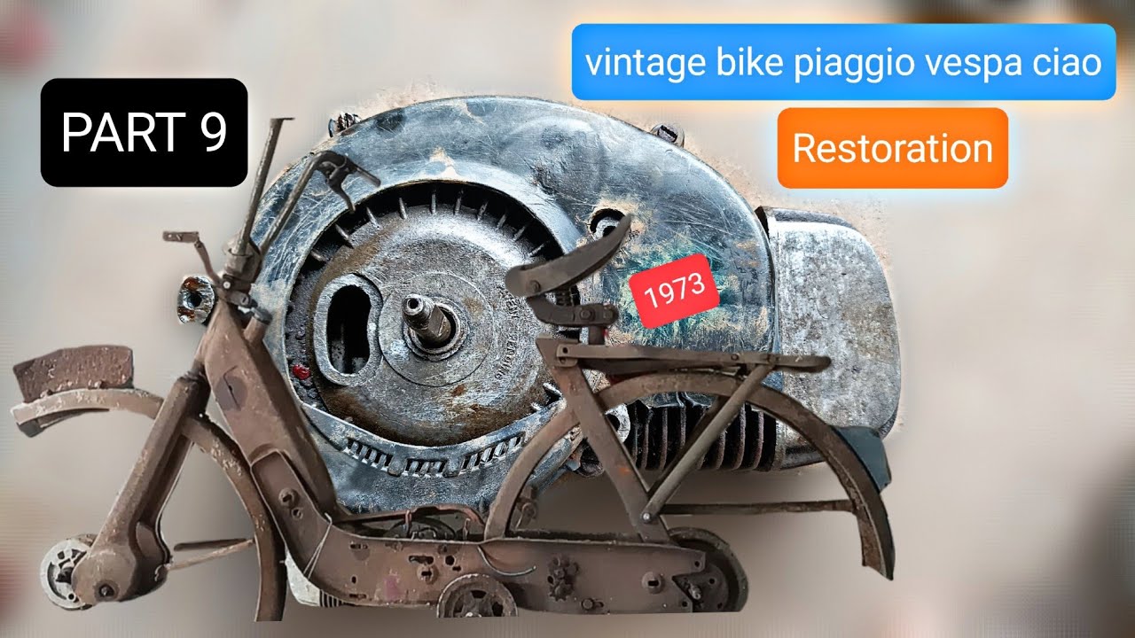 LUNA TFR Piaggio Ciao engine rebuild part 9
