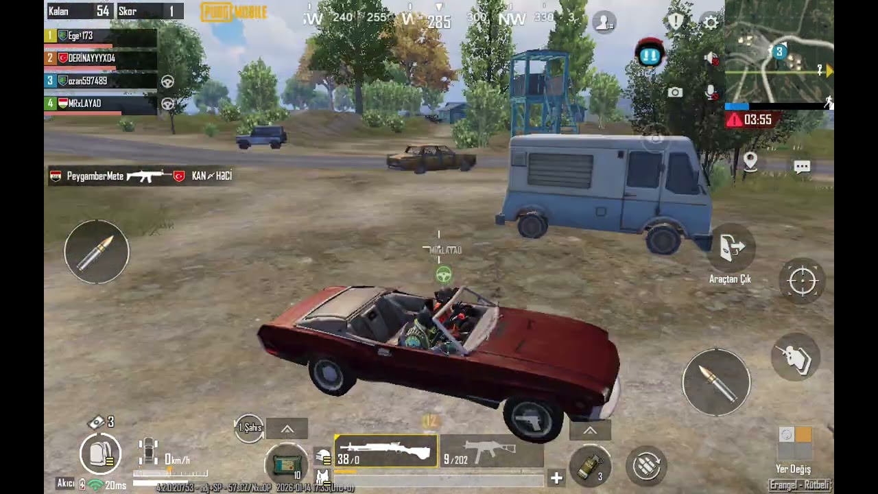 Pubg Mobilde ilk 10un içine girmeye çalışıyorum