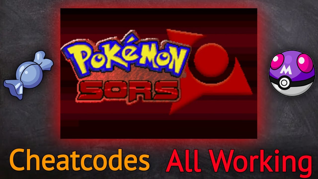 Pokemon: Sors GBA RomHack + Cheat Codes (All Working)!