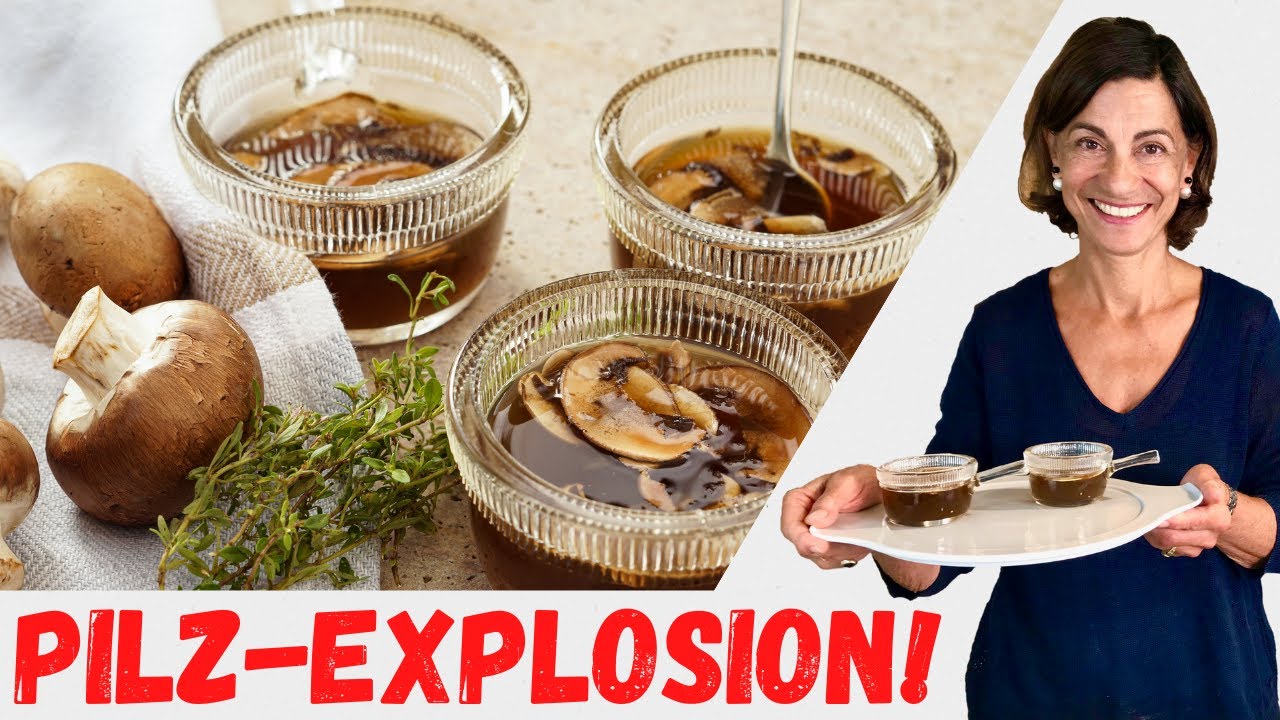 Geschmackvolle Pilzessenz | Kochen mit Ernährungsexpertin Dagmar von Cramm