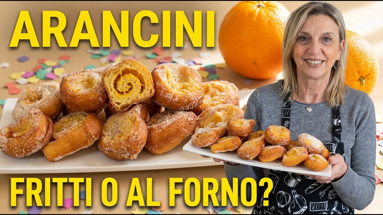 Arancini all'Arancia DOLCI Marchigiani RICETTA (Sia Fritti che al Forno!)