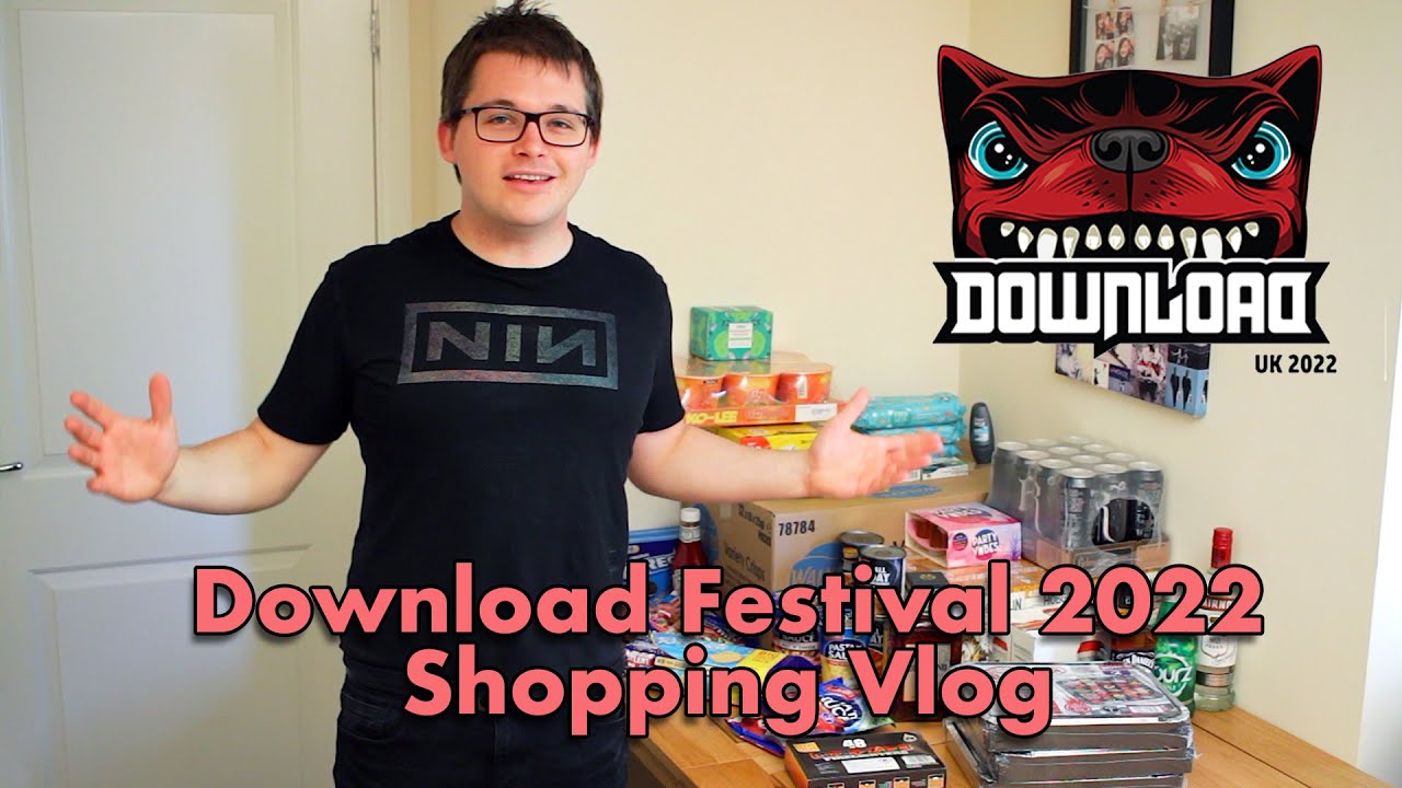 Download Festival 2022 - Shopping Vlog