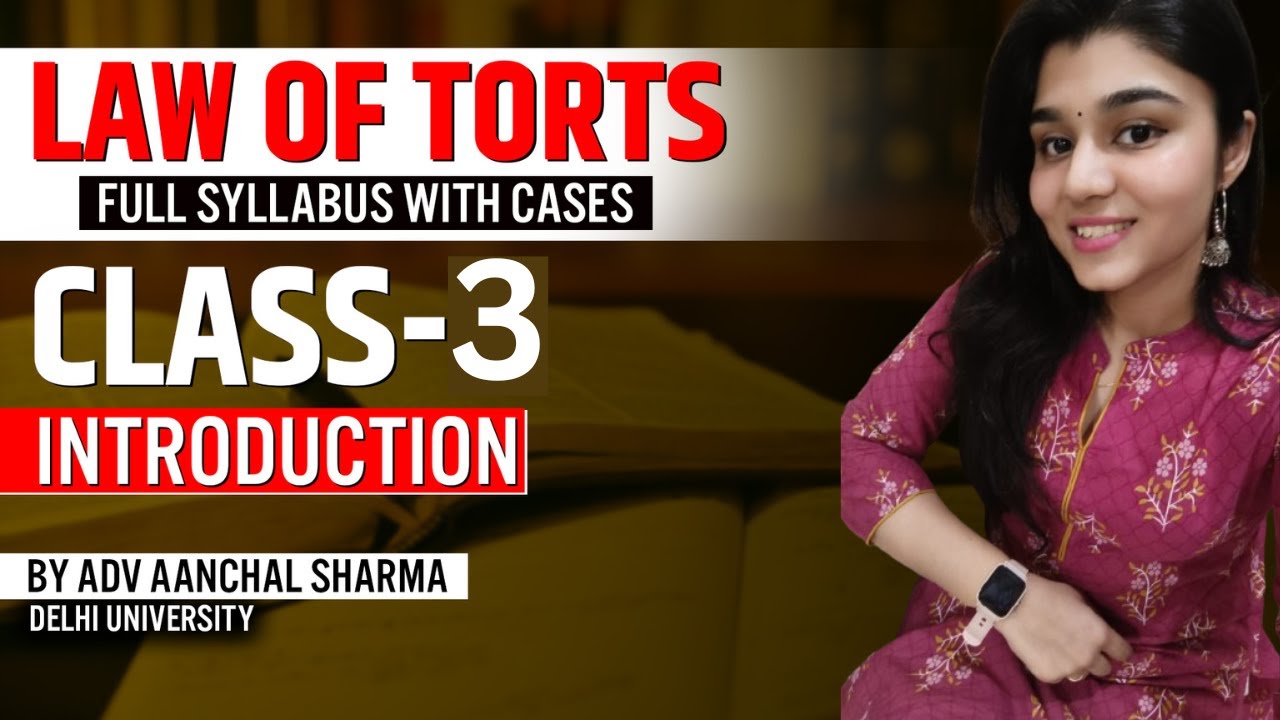 Law of Torts Part 3 | Negligence, Res Ipsa Loquitor,  Bolam Test & Case Laws | LL.B Semester Exams