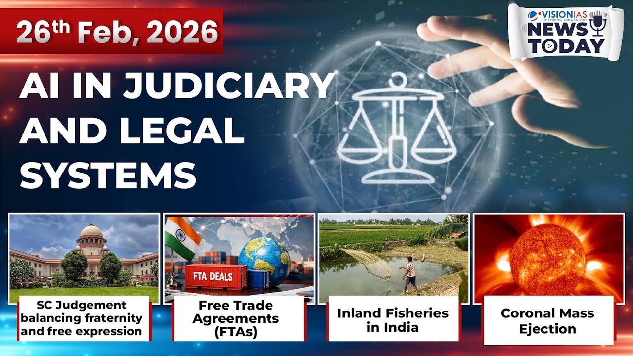 News Today | Daily Current Affairs | 26th February, 2026