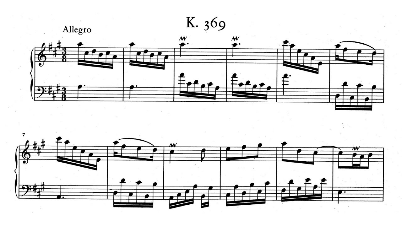 Scarlatti: Keyboard Sonata in A major, K.369