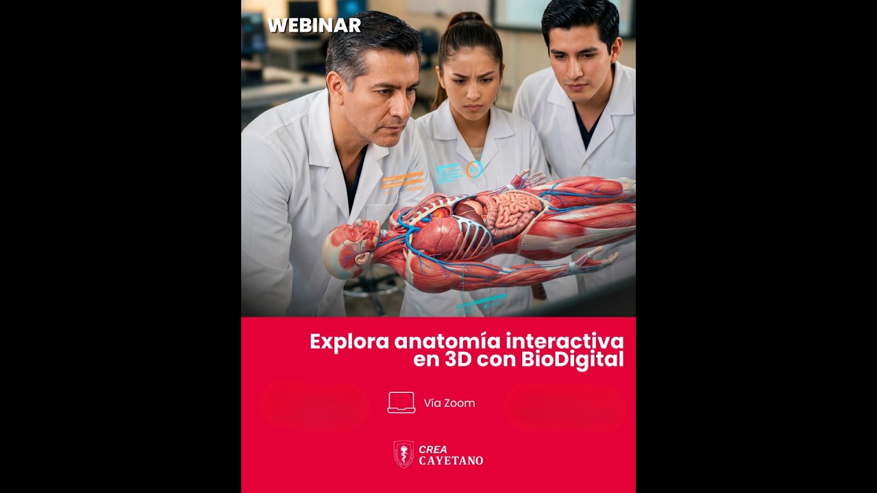 Webinar: Explora anatomía interactiva en 3D con BioDigital