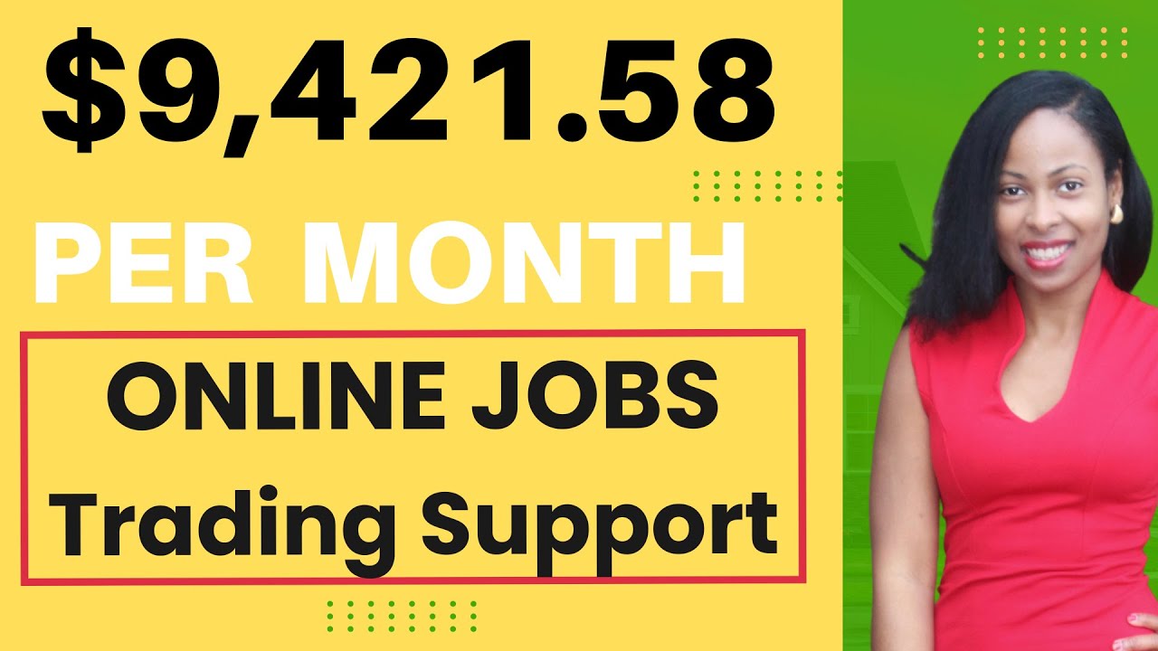 Customer Trading Support Jobs | WORK FROM HOME ONLINE JOBS | Make money online | Trading Remote Job