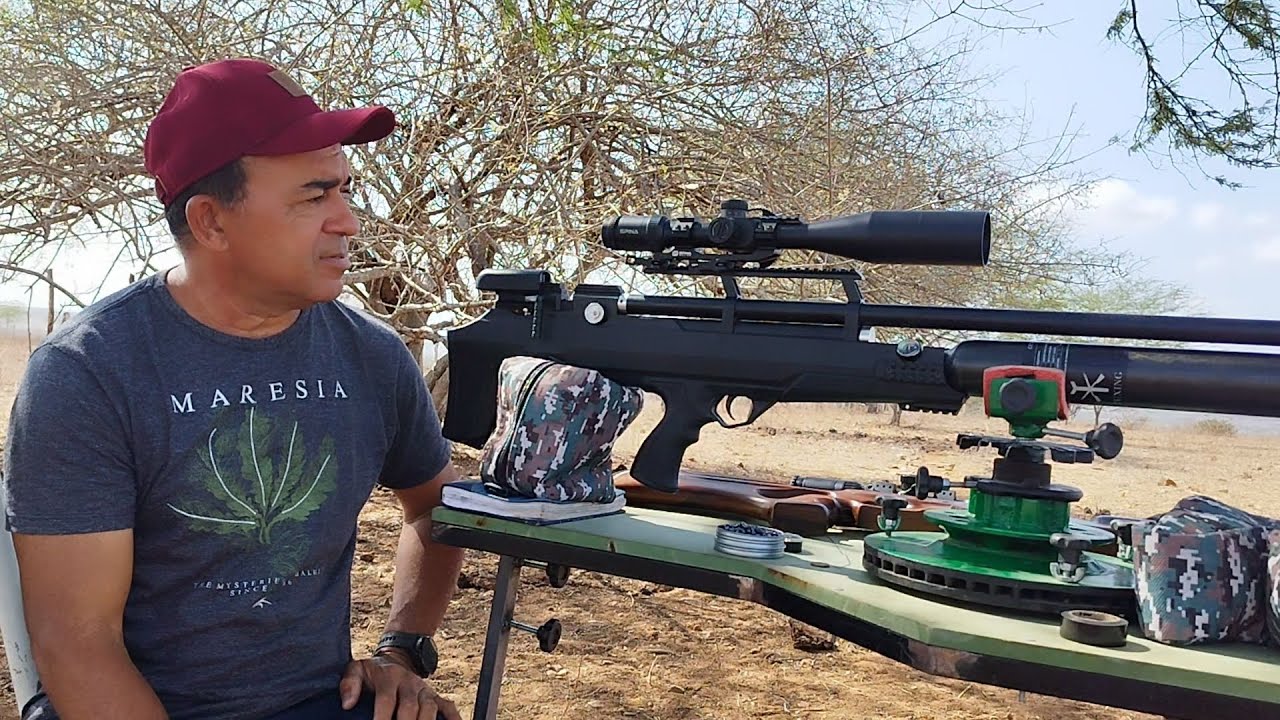 BEHEMOTH CUSTOMIZADA, USANDO SLUG DE 18gr a 60 metros