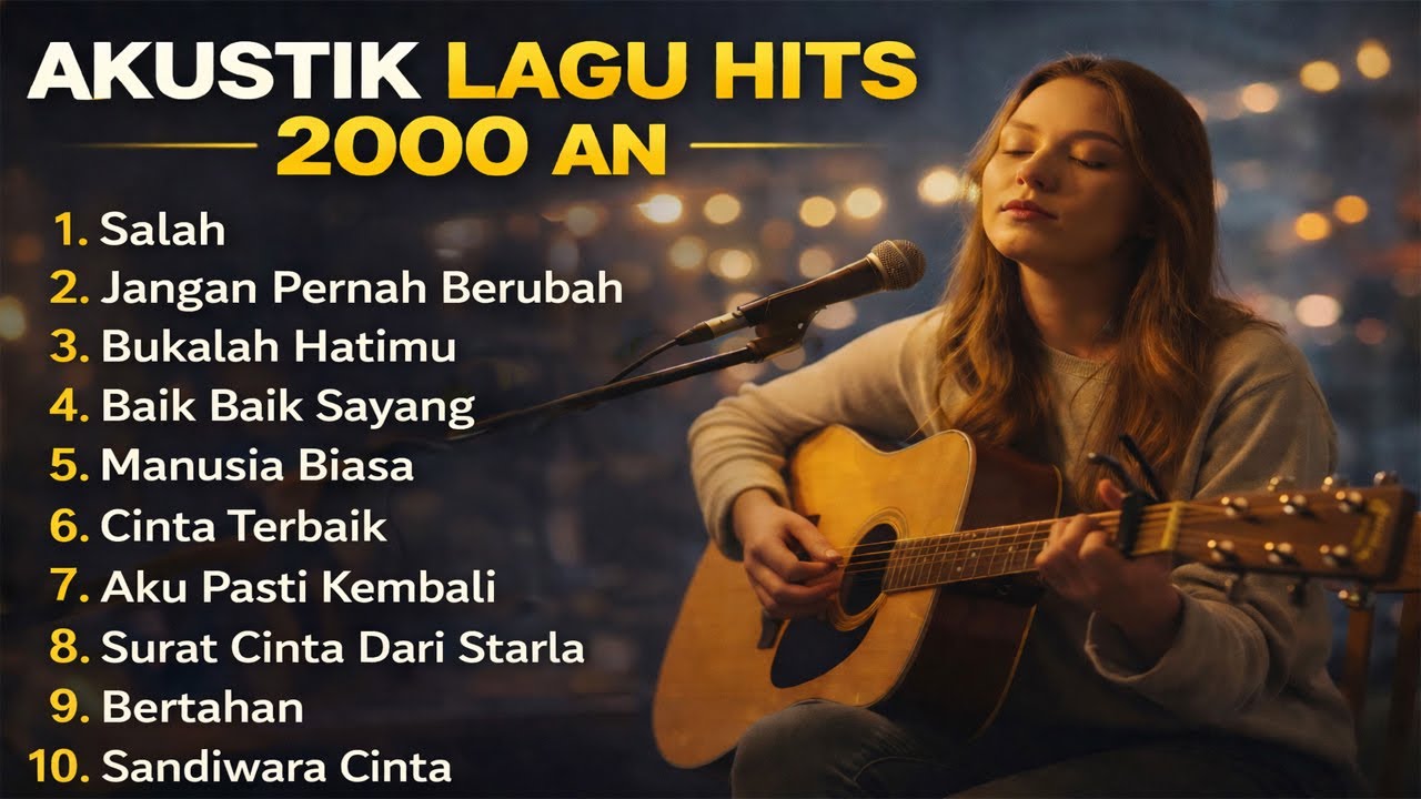 PLAYLIST AKUSTIK LAGU POP INDONESIA 2000 AN TERBAIK & HITS  Playlist Full Album TANPA IKLAN