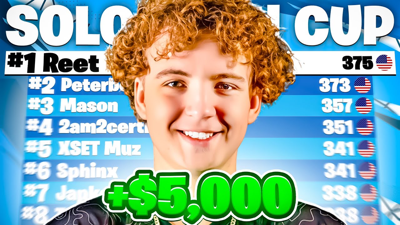 1ST PLACE SOLO CASH CUP FINALS ($5000) 🥇