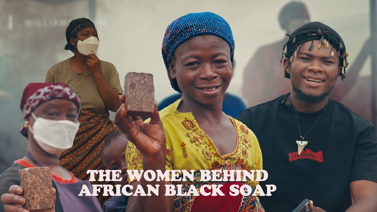 Making African black soap with sustainable ingredients