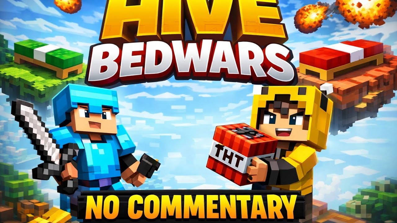 Bedwars Gameplay (no commentary!) #minecraft #viral 