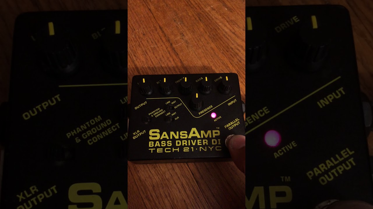 SansAmp Bass Driver DI - Switch Issue