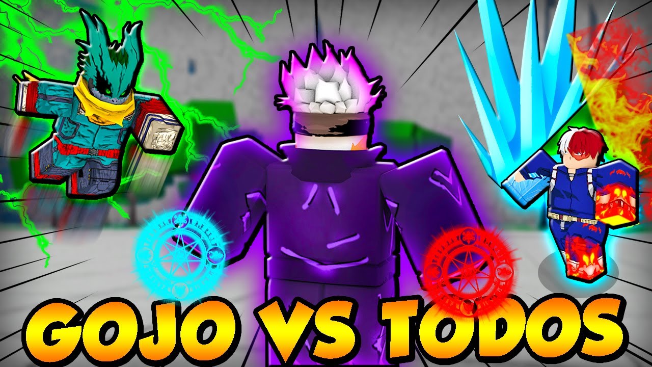 NOVO GOJO VS TODAS AS ULTIMATES NO HEROES BATTLEGROUNDS (NOMU ATACOU DO NADA !!!)