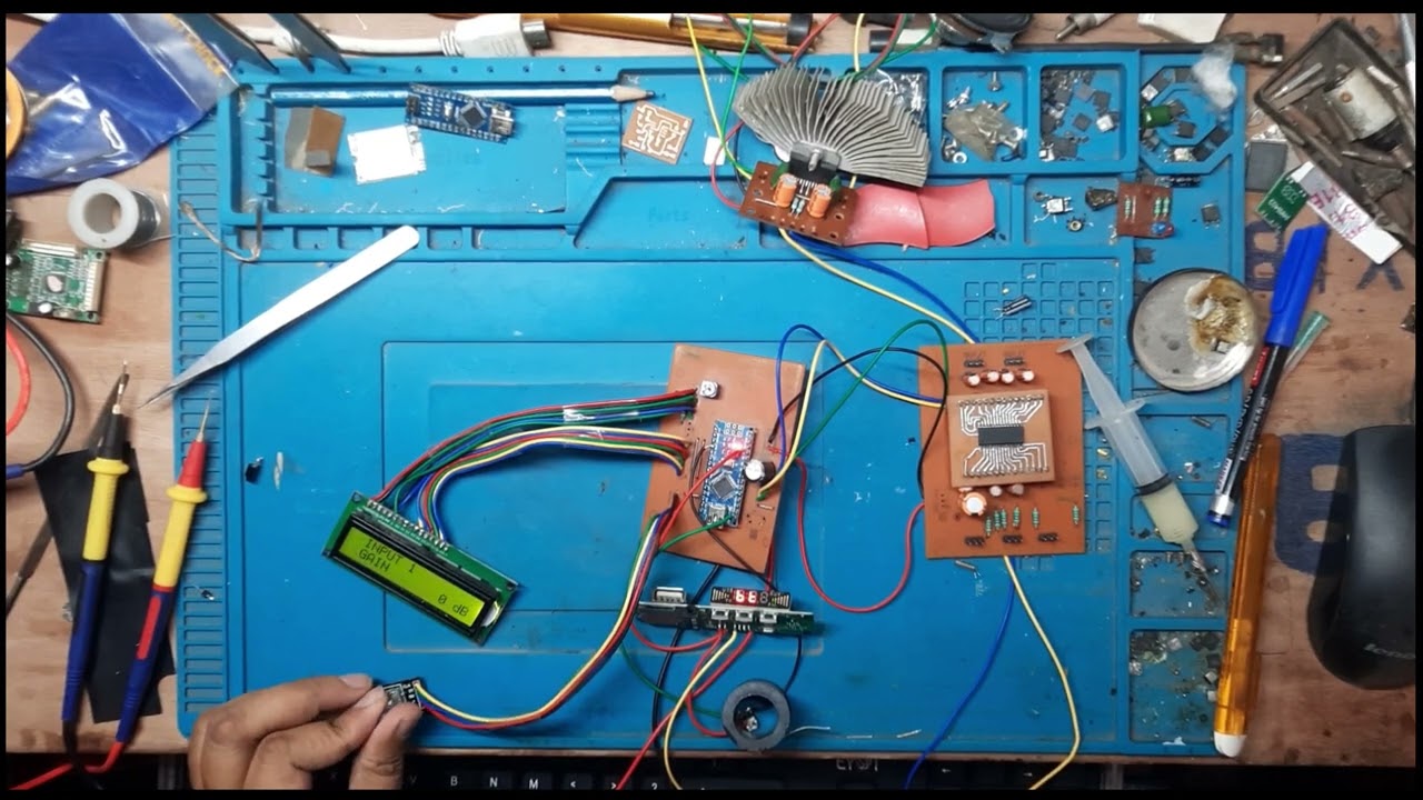 PT2313 audio processor with Arduino Nano