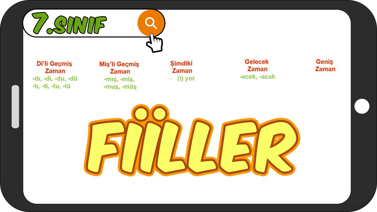 Fiiller / Örneklerle Konu Anlatımı 📙 7.Sınıf Türkçe #2023