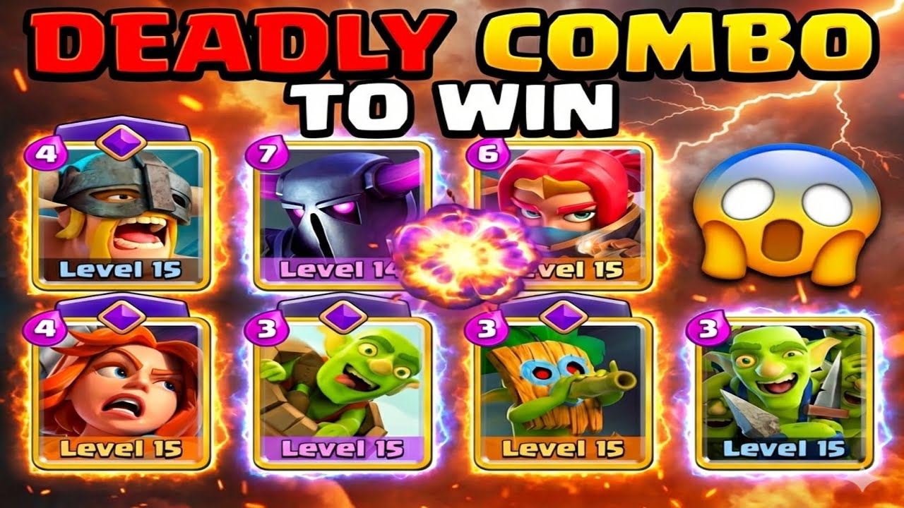 I USED THIS DEADLY COMBO DECK TO WIN EVERY MATCH! (CLASH ROYALE UNBEATABLE STRATEGY) 🤯🐐
