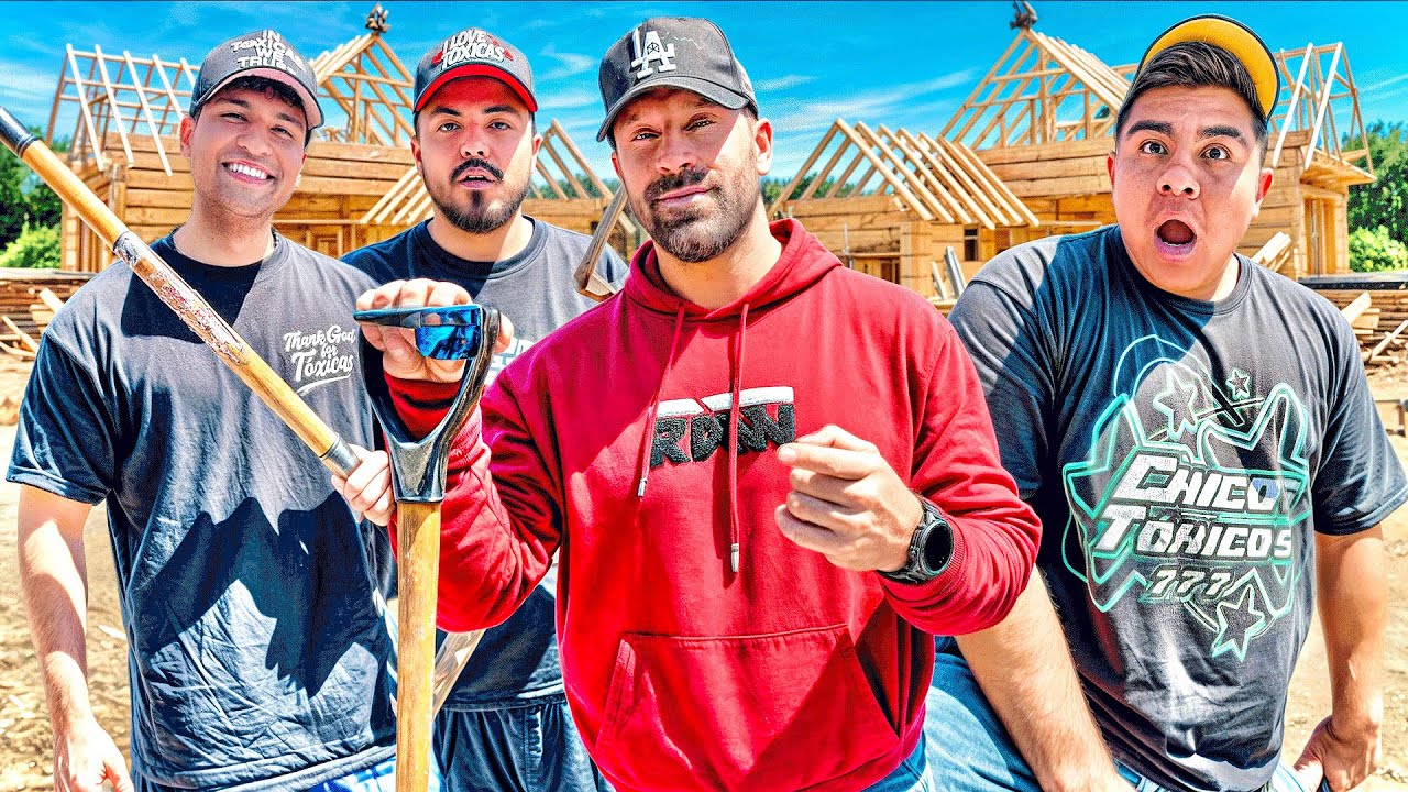 Bradley Martyn TRIES Working CONSTRUCTION! (HE FELL OFF)