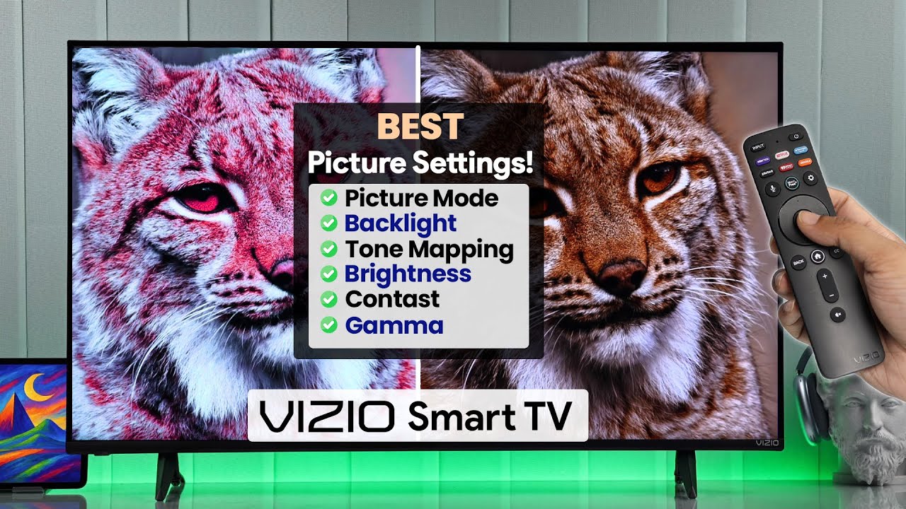 VIZIO Smart 4K TV Best Picture Settings! [Beginner's User]
