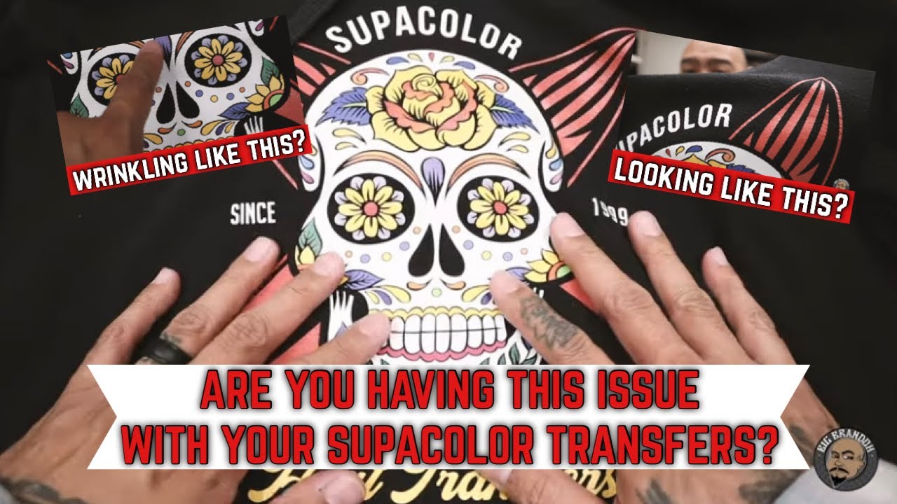 Do Your Supacolor Transfers Wrinkle After Wash? - The FIX