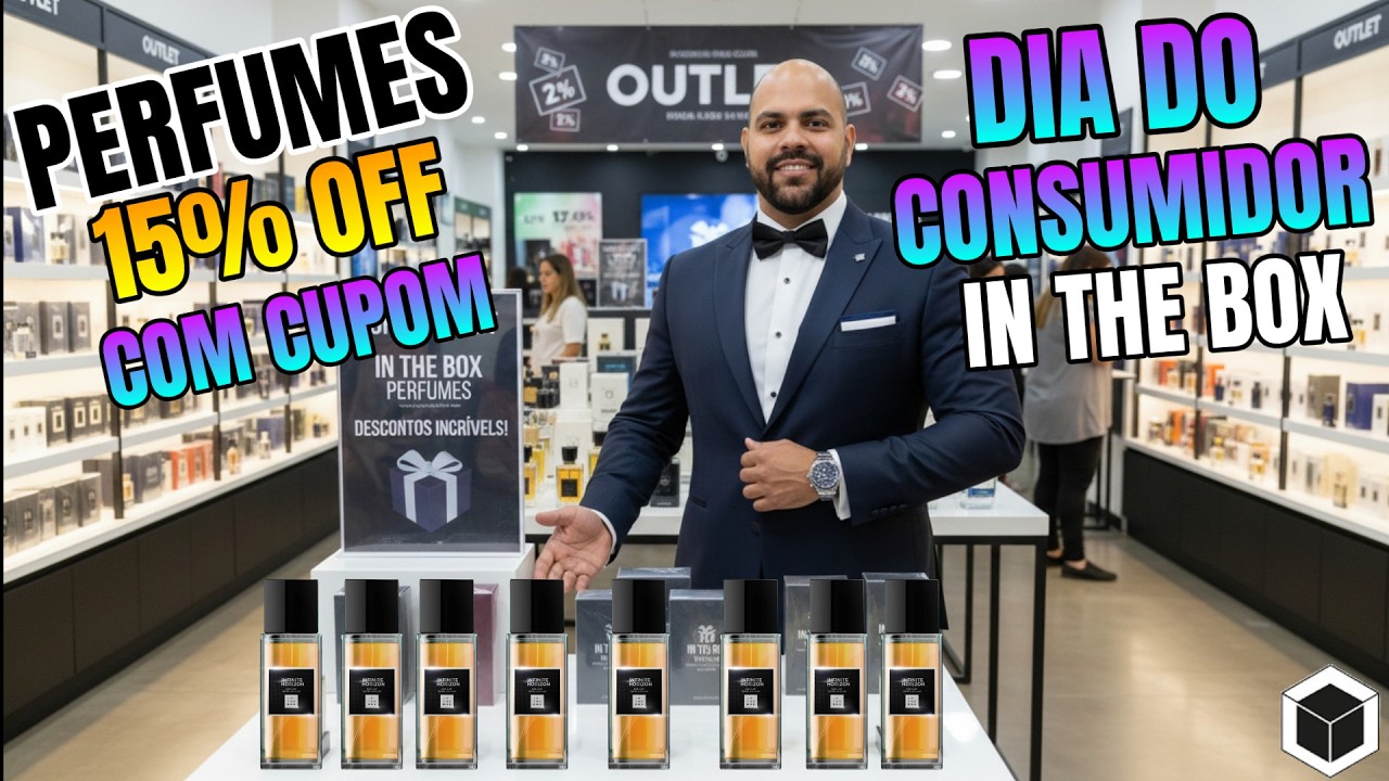 DIA DO CONSUMIDOR IN THE BOX PERFUMES DESCONTOS DE 15% OFF