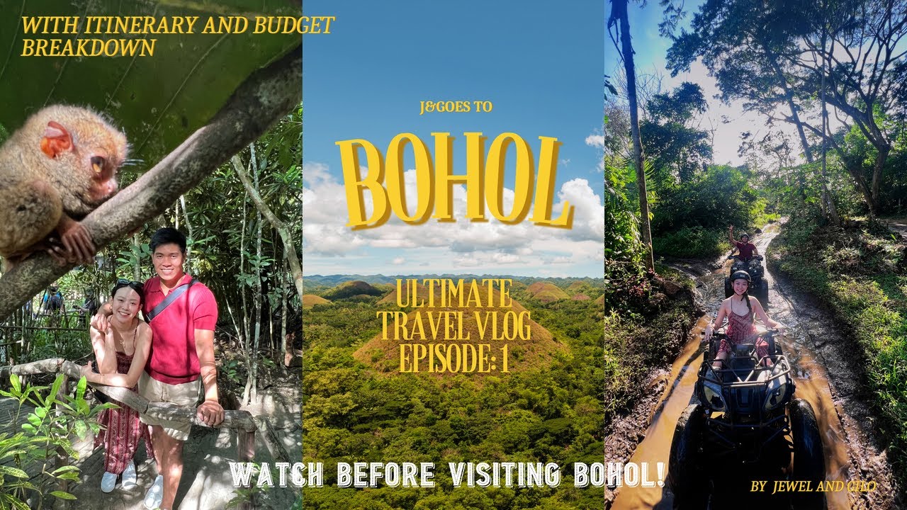Bohol Vlog Part 1 Travel Guide : DIY , Budget Friendly Tips, Countryside Tour Itinerary+Expenses