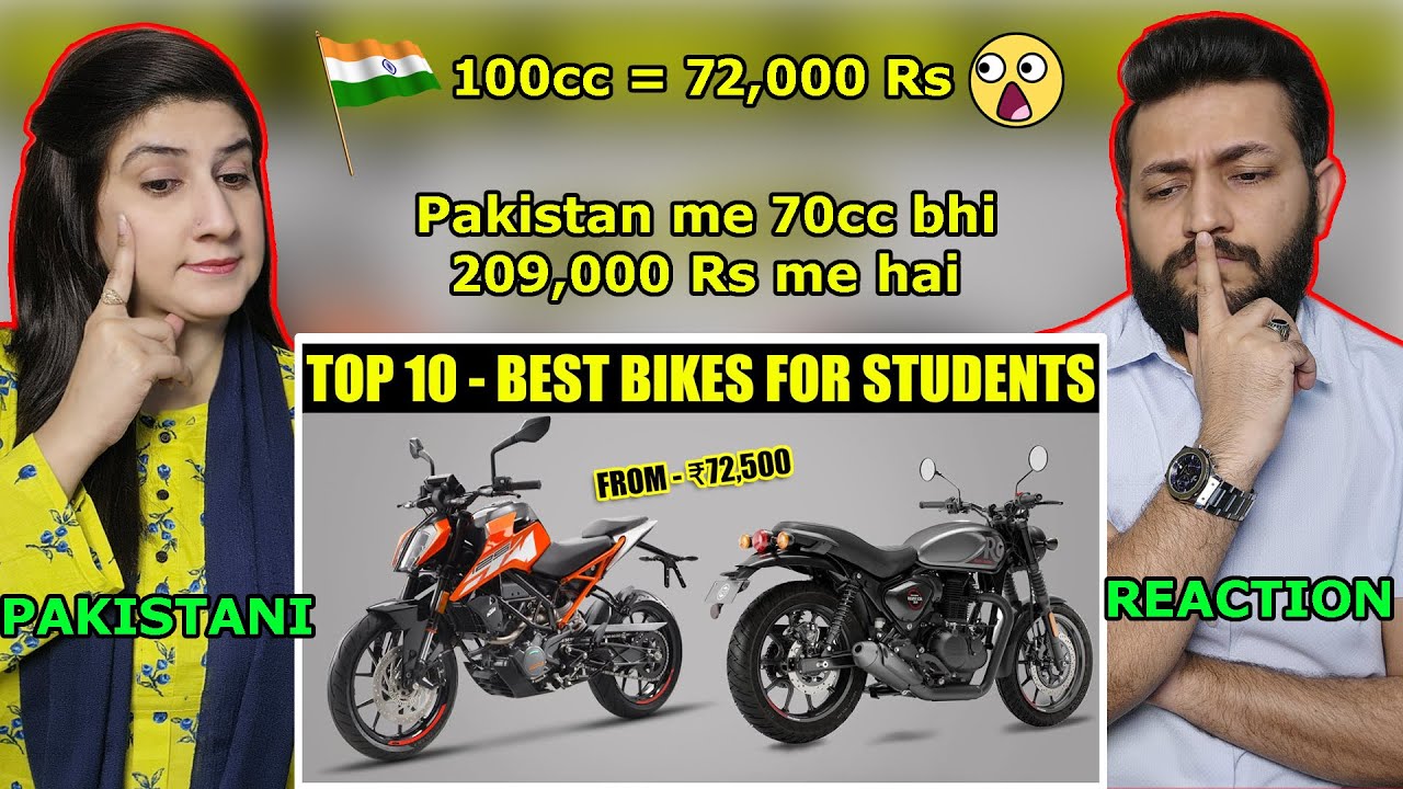 Top 10 Best Indian Bikes | Best Bikes Under 2 Lakh For Students | PAKISTAN REACTION