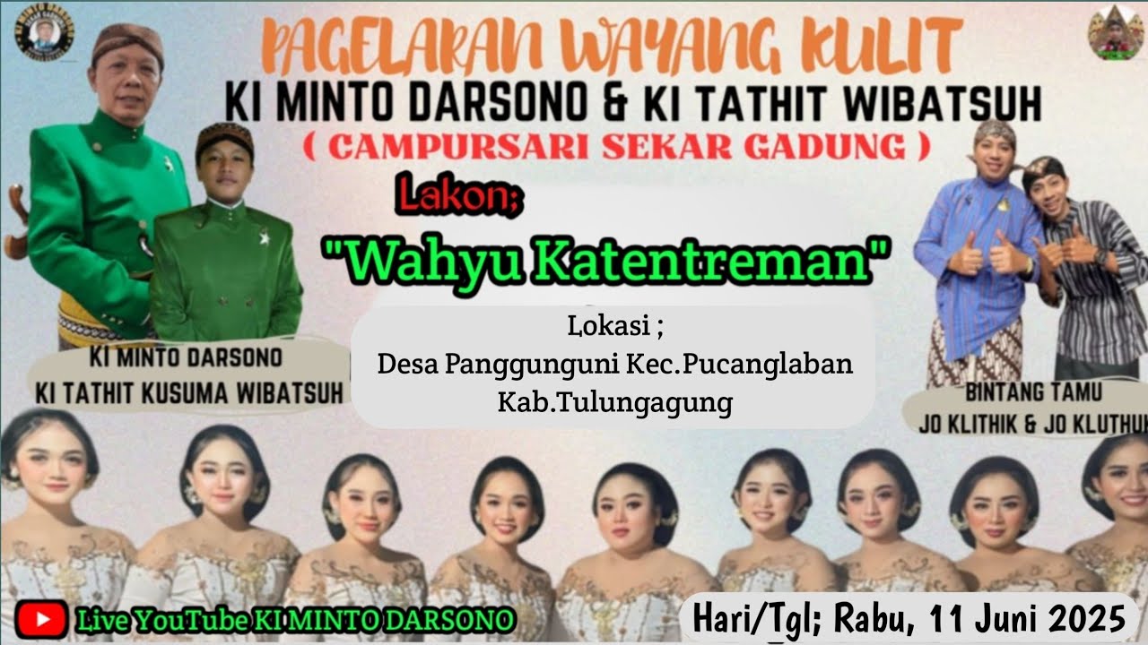 🛑 WAYANG KULIT DALANG KI MINTO DARSONO & KI TATHIT K.W. / LKN: 