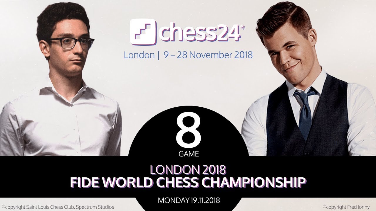 Caruana-Carlsen, Game 8 - 2018 FIDE World Chess Championship