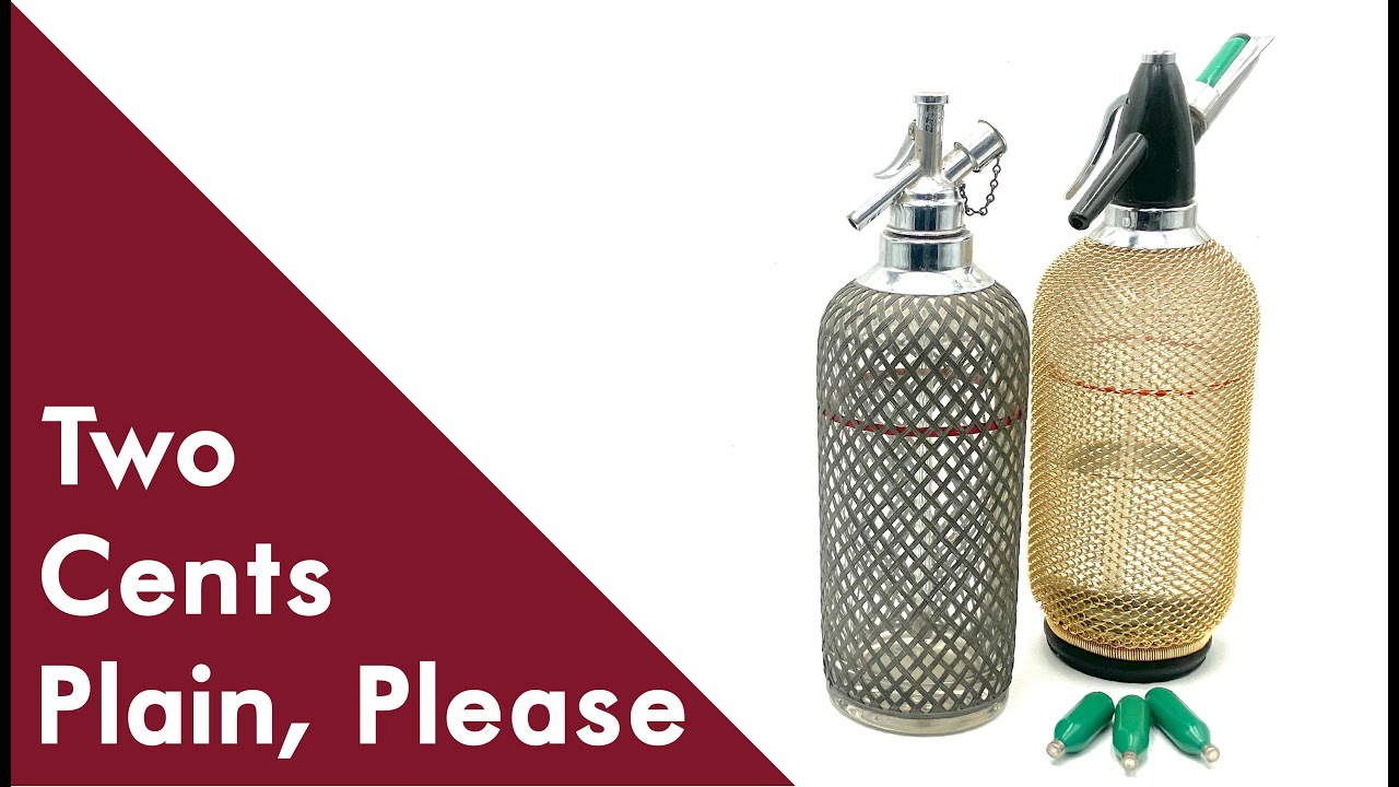 Soda Syphons: Breaking Out the Bubbly