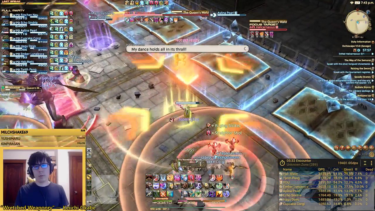FFXIV: Deltascape V3.0 (Savage) O3S [BRD PoV]