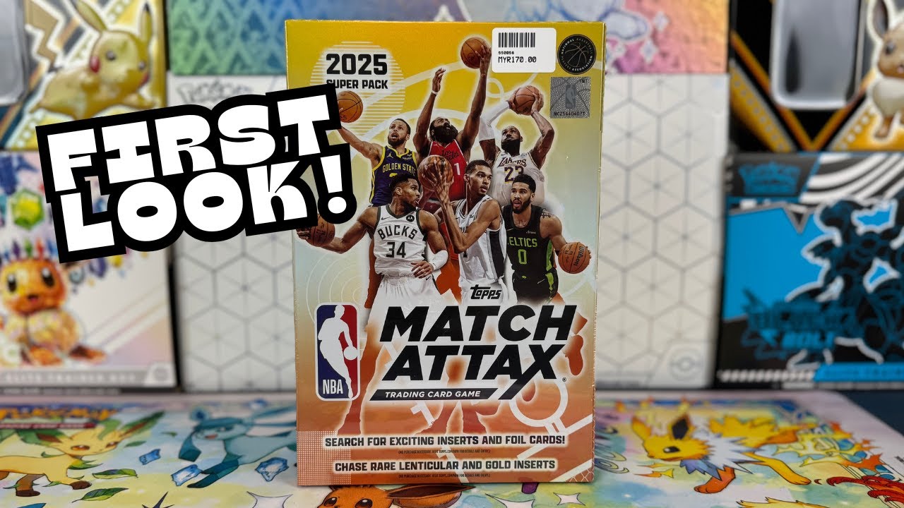 FIRST LOOK! | Opening 2025-2026 Topps Match Attax Basketball Super Pack Box