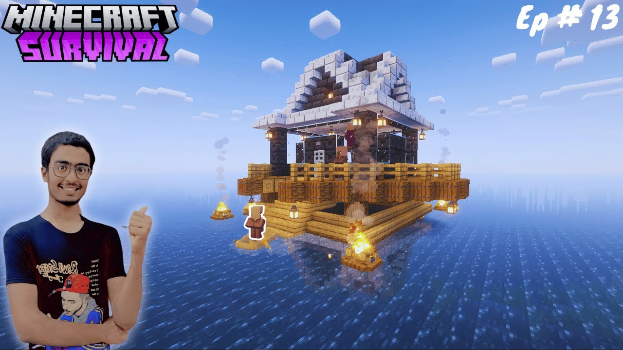 Best Way To Transport Villagers  | Minecraft Survival Episode. 13