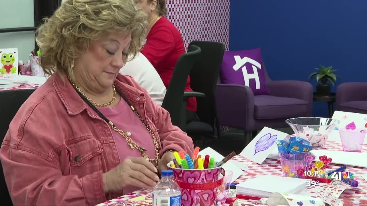 Senior Helpers spreads Valentine's Day love to Johnson County seniors with handmade cards
