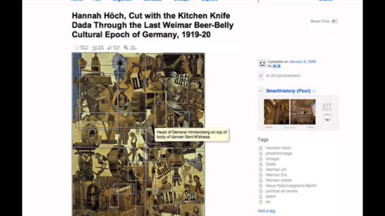 Hannah Höch'ün Kolaj Çalışması (Sanat Tarihi / Dışavurumculuktan Pop-Art'a)