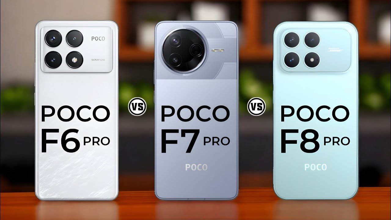 Poco F6 Pro Vs Poco F7 Pro Vs Poco F8 Pro   #Trakontech 