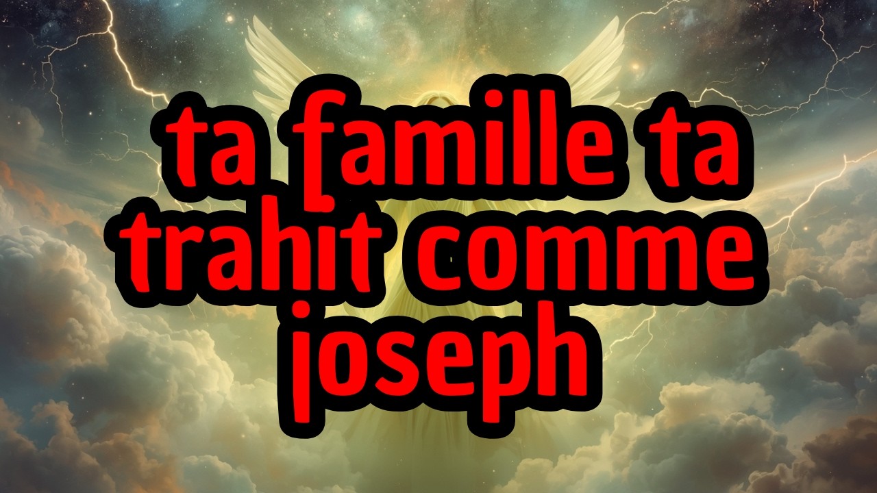ta famille ta trahit comme joseph