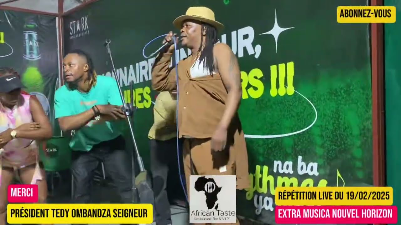 YOUYOU MOBANGUE A MIT LE FEU AU RÉPÉTITION D’EXTRA MUSICA NOUVEL HORIZON MEILLEUR GROUPE CONGOLAIS