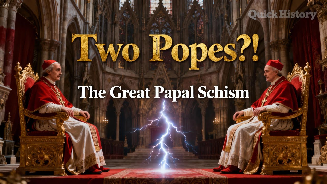 The Great Papal Schism &ndash; When Europe Had Two Popes ⚔️