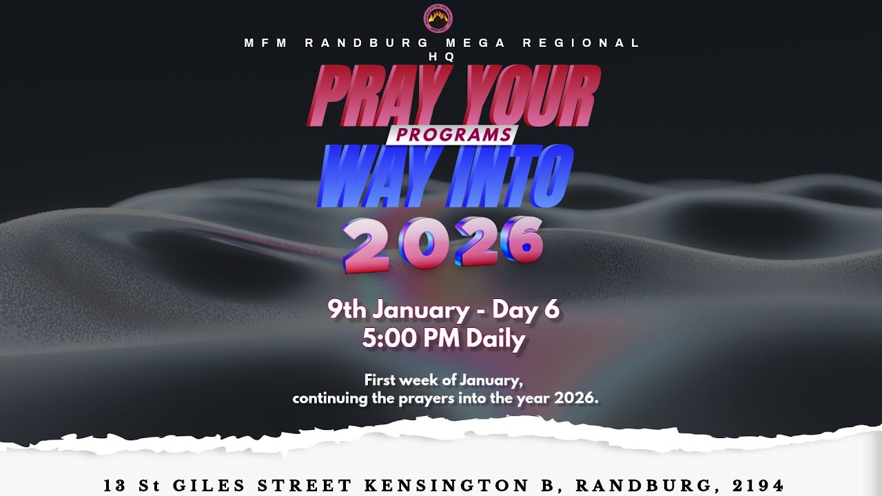PRAY YOUR WAY SERVICE - DAY 6 (09 JANUARY 2026)