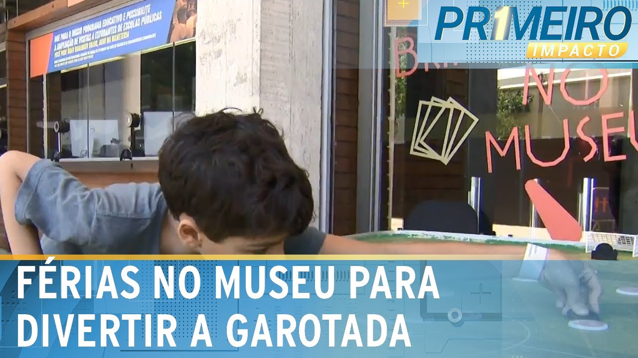 Férias no Museu: SP tem atrações gratuitas para divertir a criançada | Primeiro Impacto (08/01/24)
