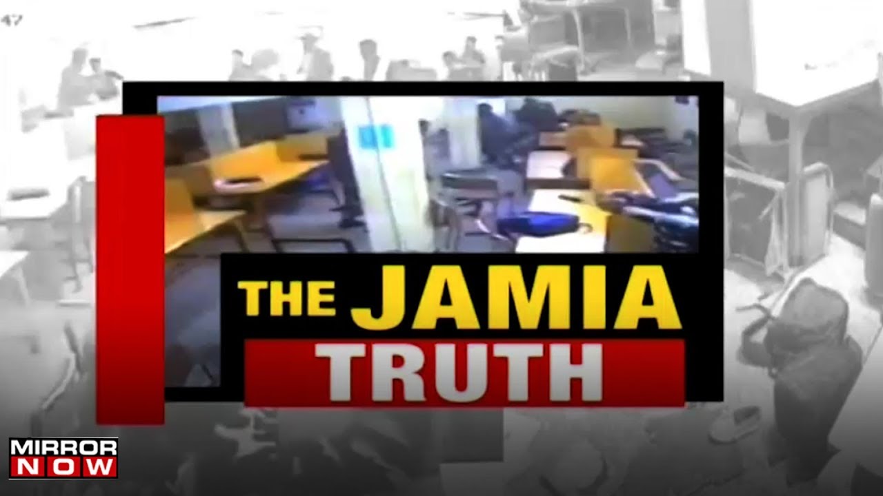 Video war over December 15 Jamia Violence; men with stones seen in the corridor