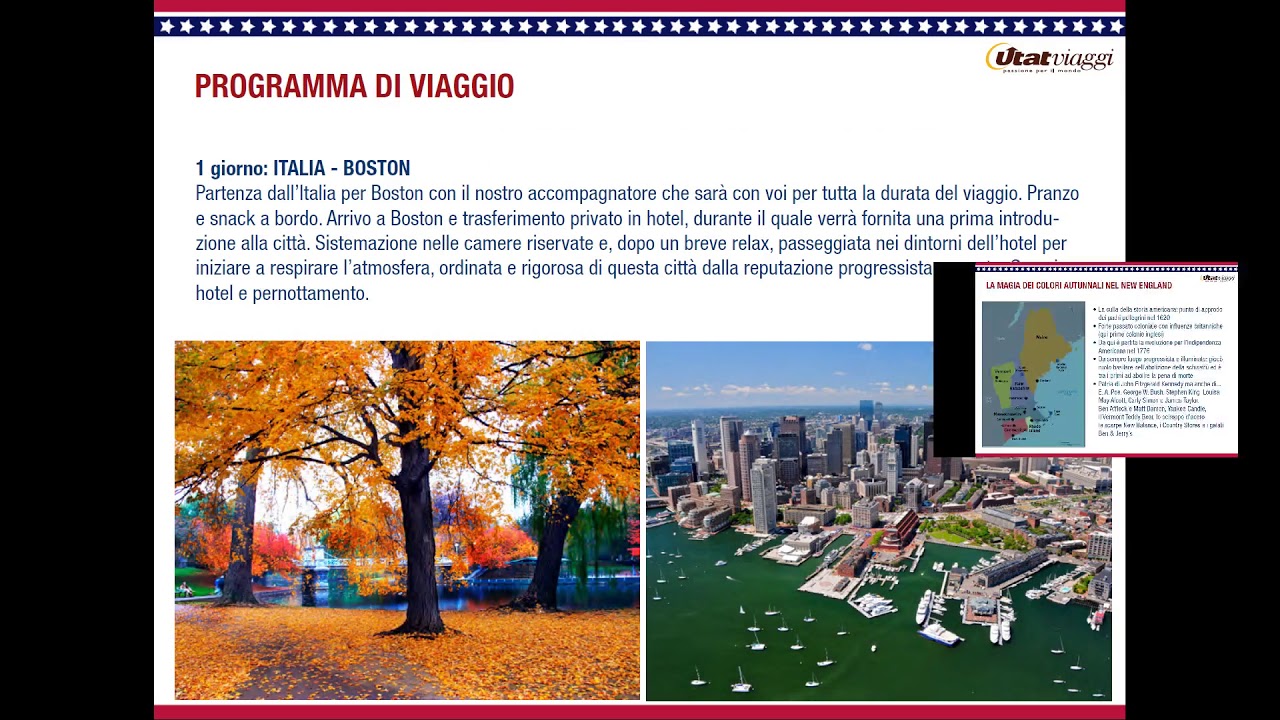 Tour New England d'Autore - Utat Viaggi