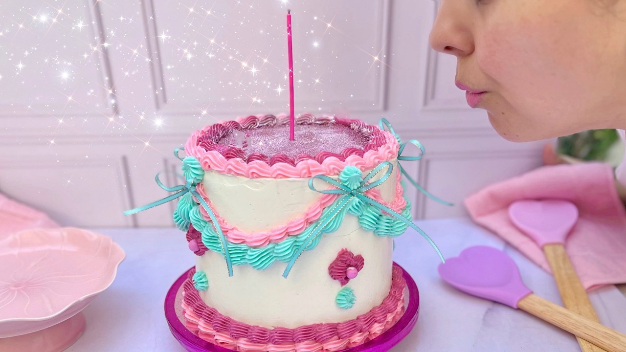 ✨A los CLIENTES les ENCANTA 😍 Sorprende a TODOS con EFECTO MÁGICO en tu PASTEL 🎂Glitter Queen Cake🎂✨