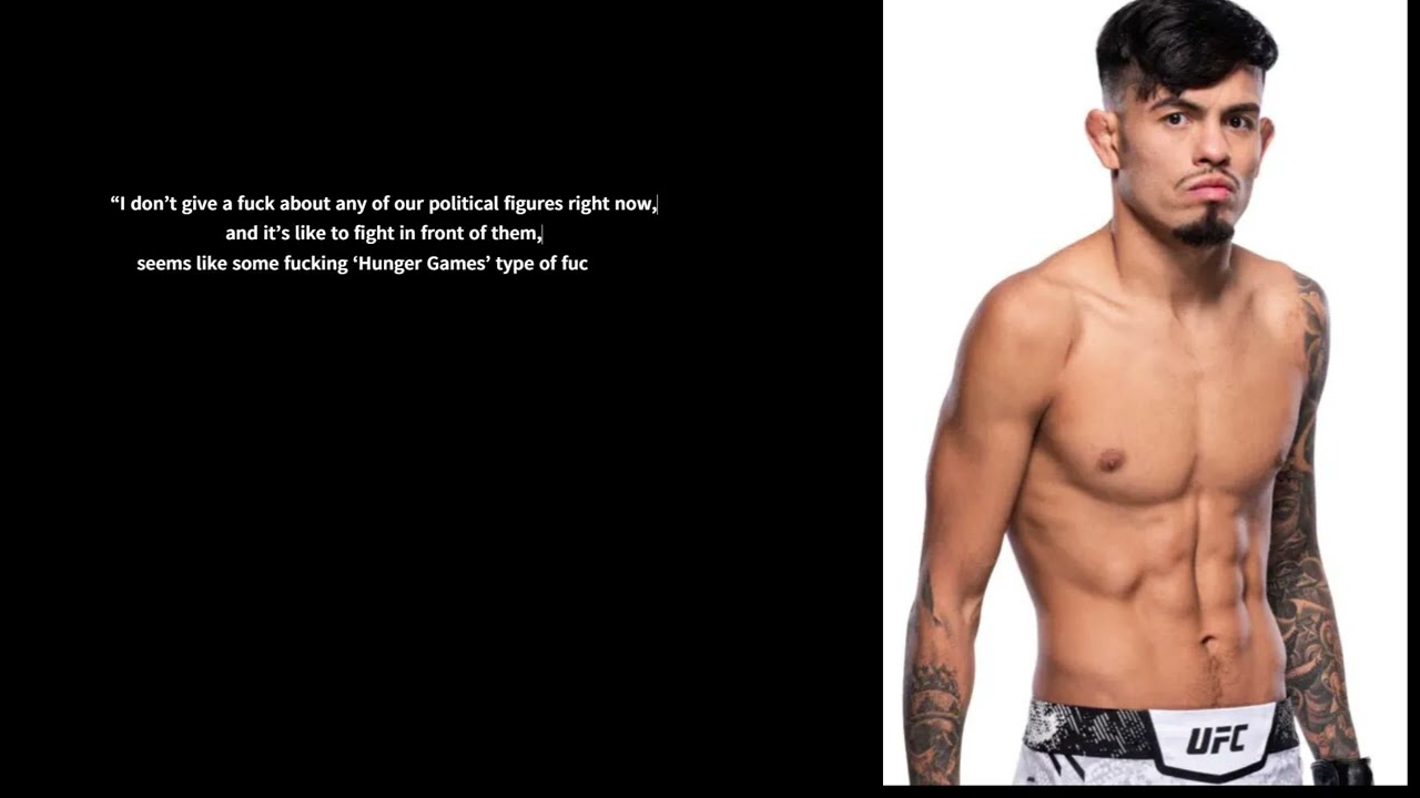 UFC Fighter Brandon Royval Refuses to Fight At The White House