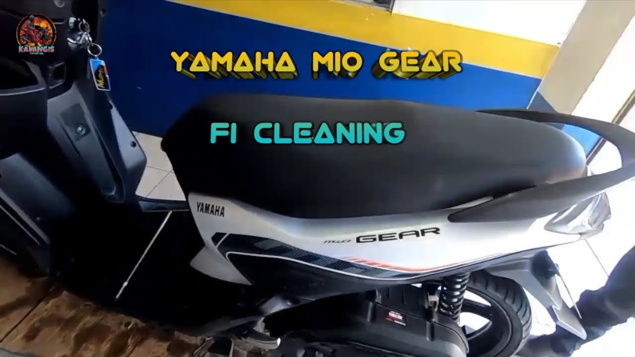 fi cleaning MiO Gear #miogear #yamaha #kalangismotovlog