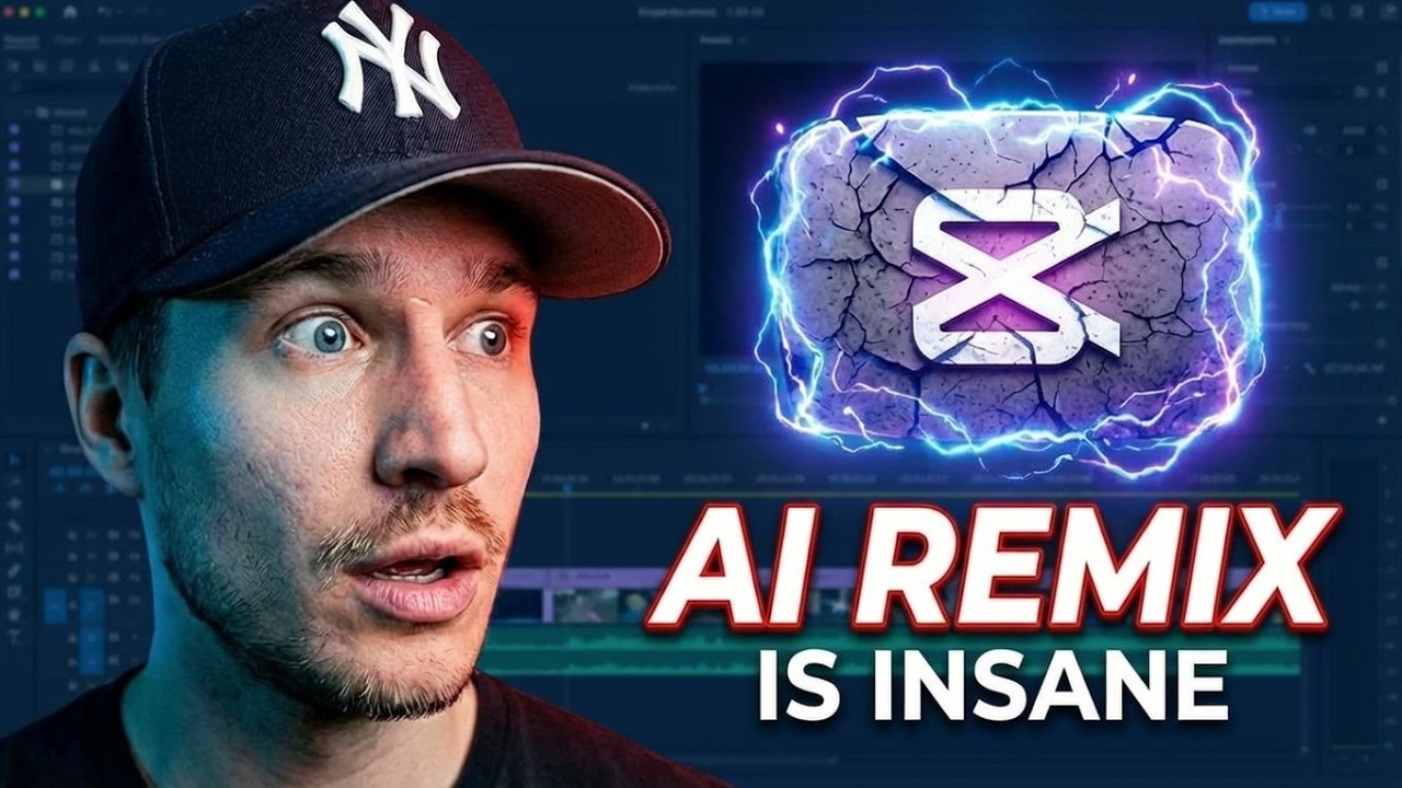 CapCut&rsquo;s FREE AI Remix Tool Is INSANE (And It&rsquo;s FAST!)